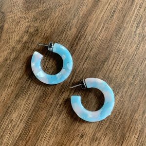 Ana Luisa Lucite Hoop Earrings